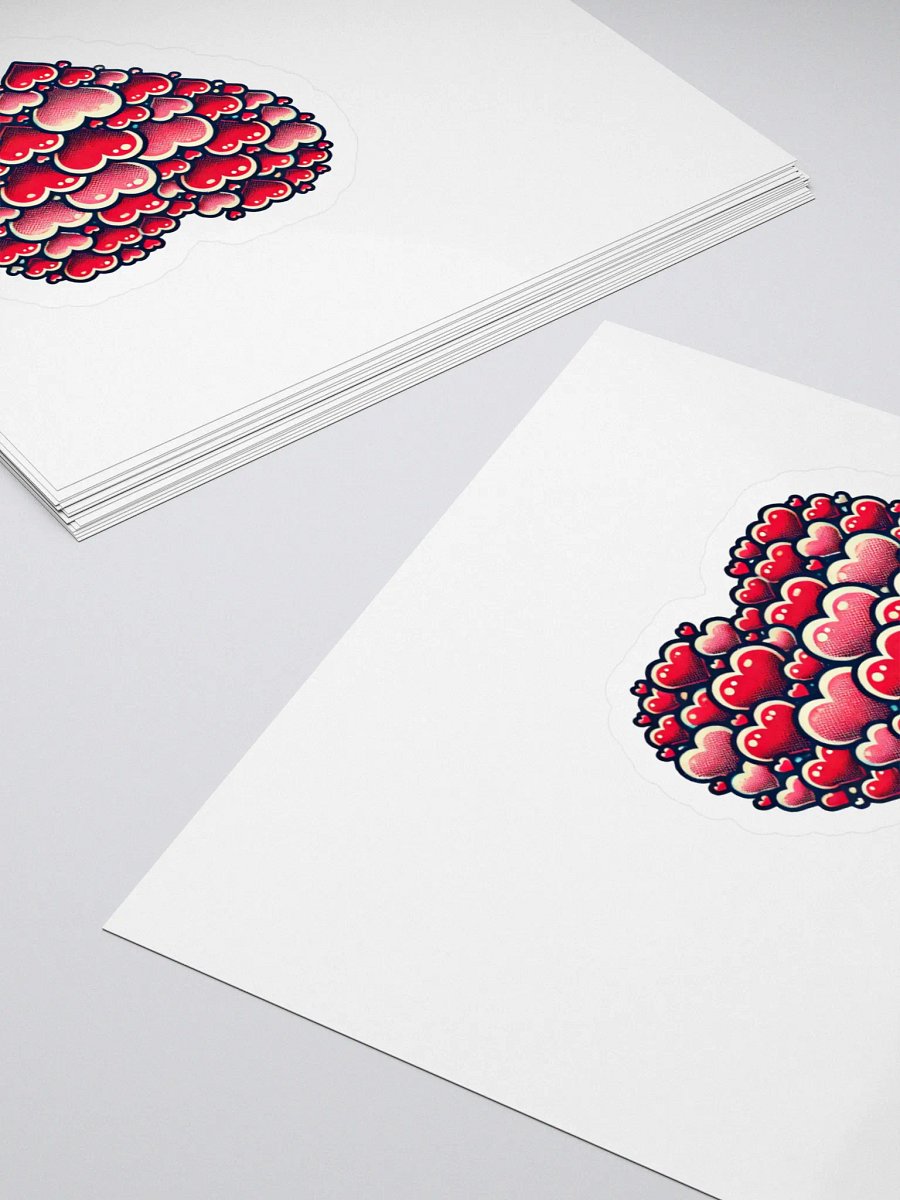 Bundle of hearts sticker product image (4)
