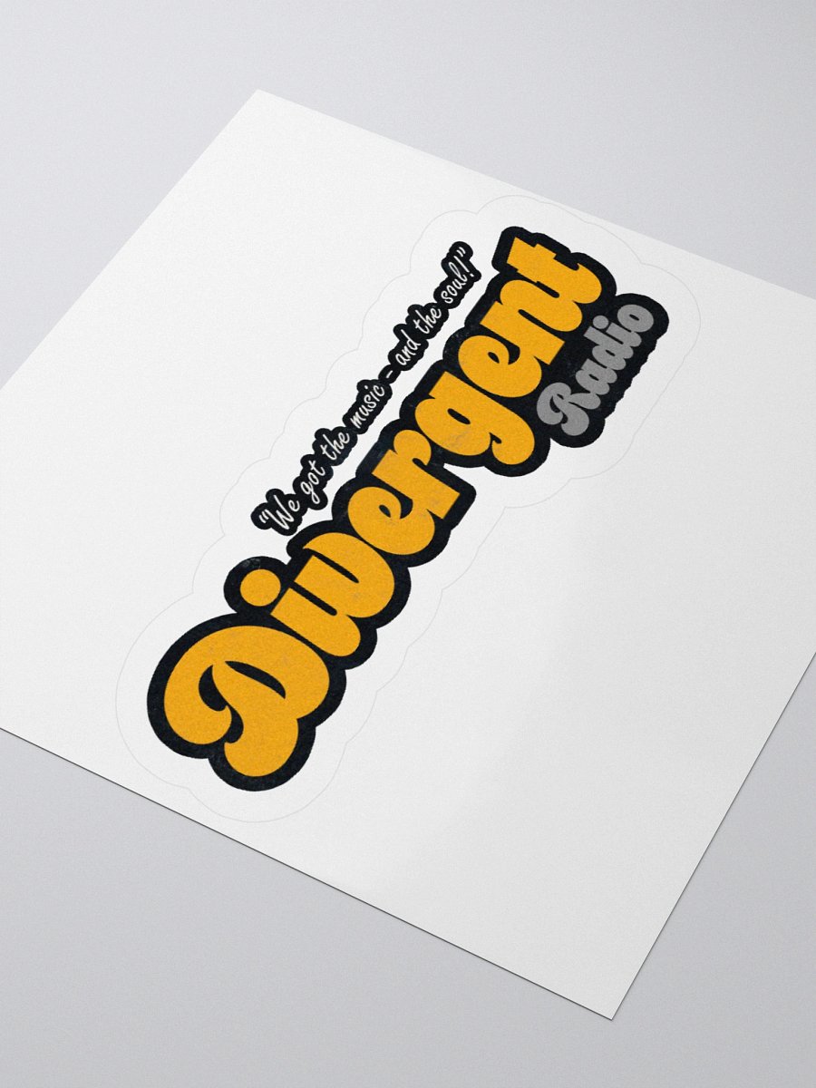 Divergent Radio Sticker product image (3)