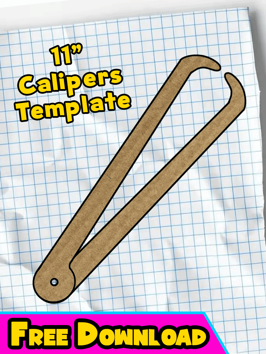 11 inch Calipers Template [FREE DOWNLOAD] product image (1)
