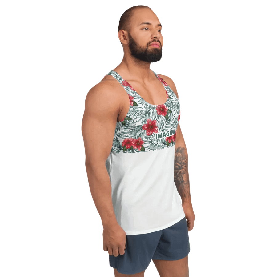 Hibiscus Leaf Design | Men´s Tank Top product image (3)
