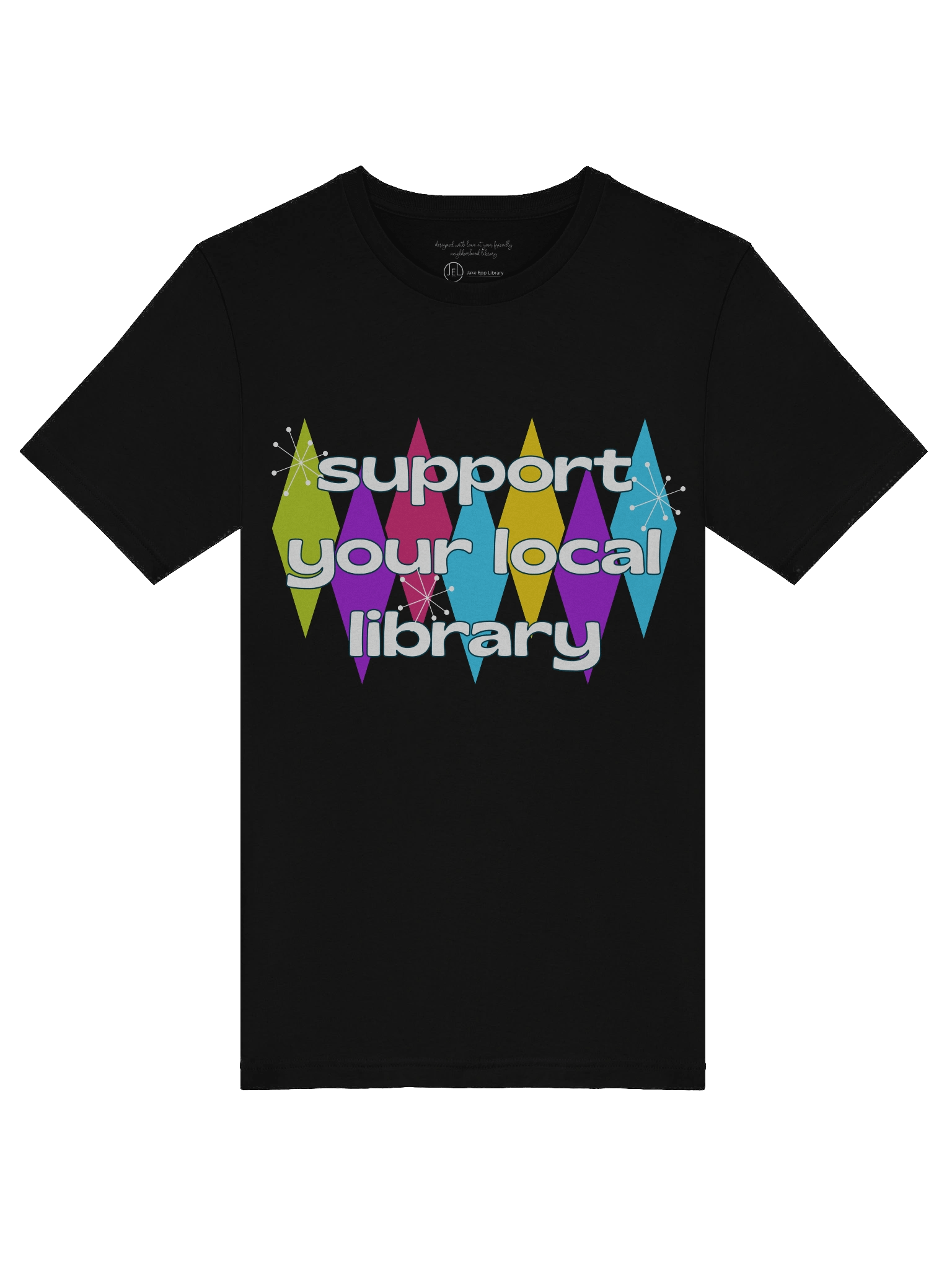 Support Your Local Library T-Shirt (Dark) product image (20)
