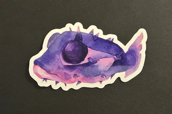 Amethyst Islehopper Vinyl Sticker product image (1)