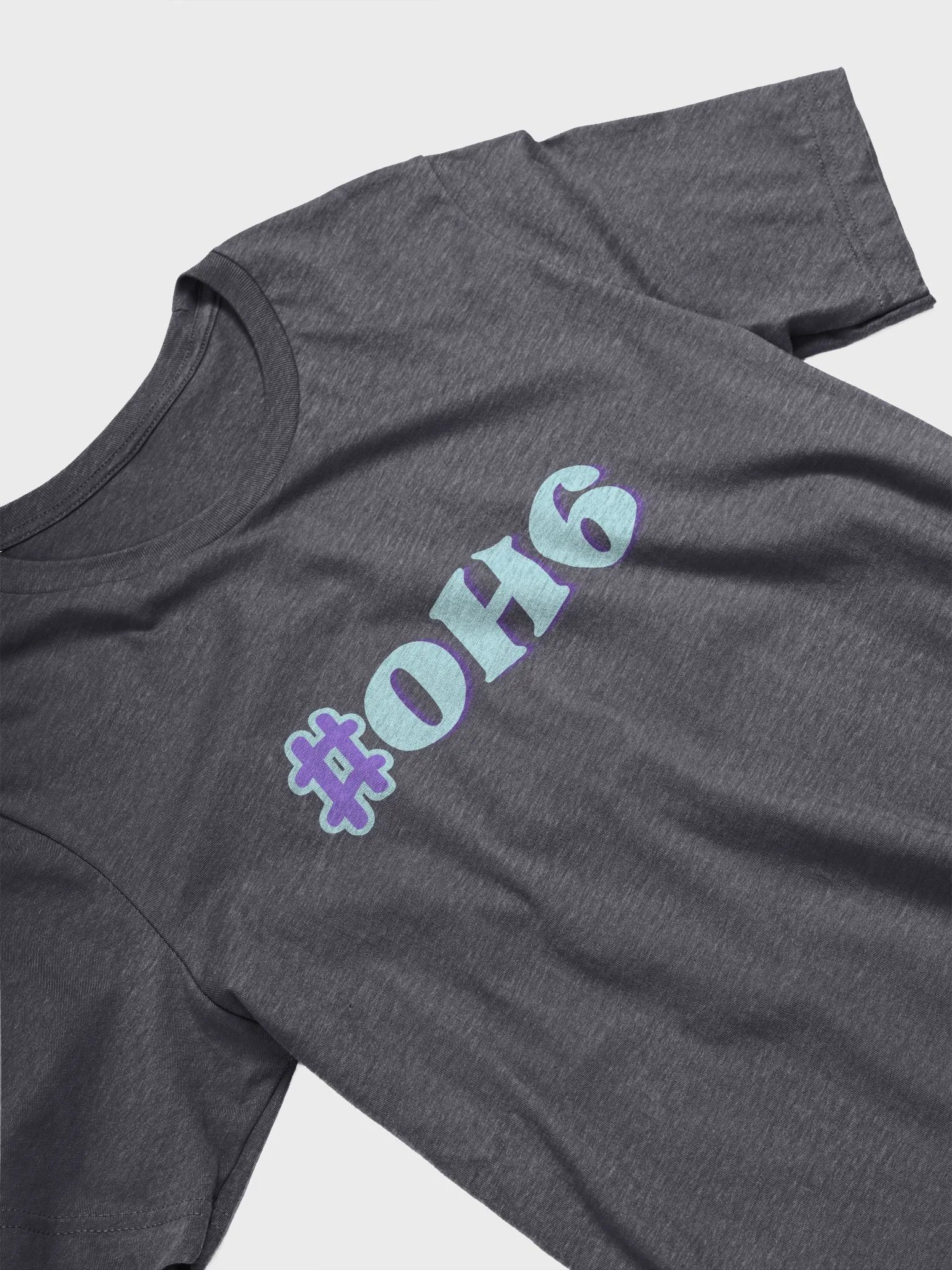 #OH6 - Blue Text (unisex t-shirt) product image (3)