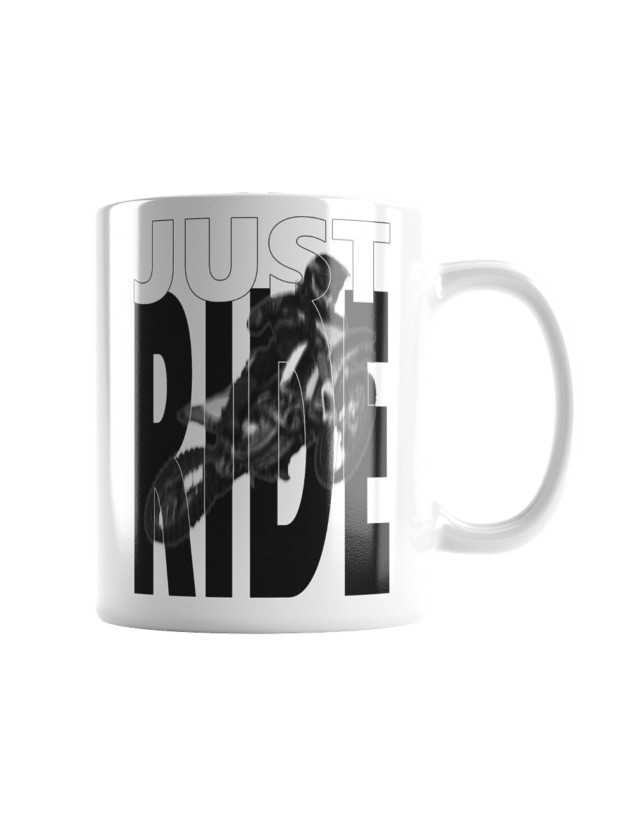 Just Ride | White Glossy Mug product image (2)