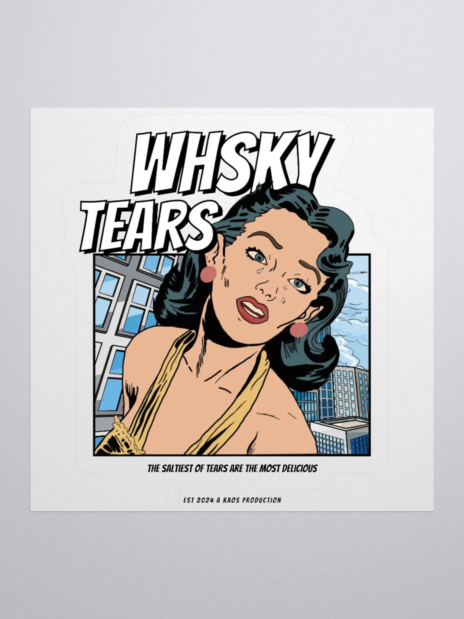 WHSKY TEARS Urban Pop Art Stickers product image (3)
