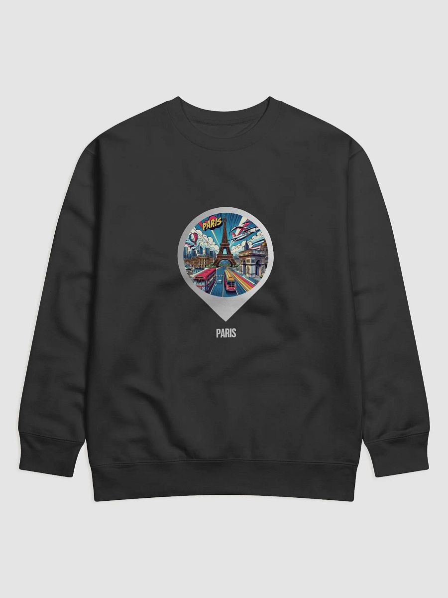 Parisian Adventure Premium Sweatshirt | AI Design Paris city France product image (1)