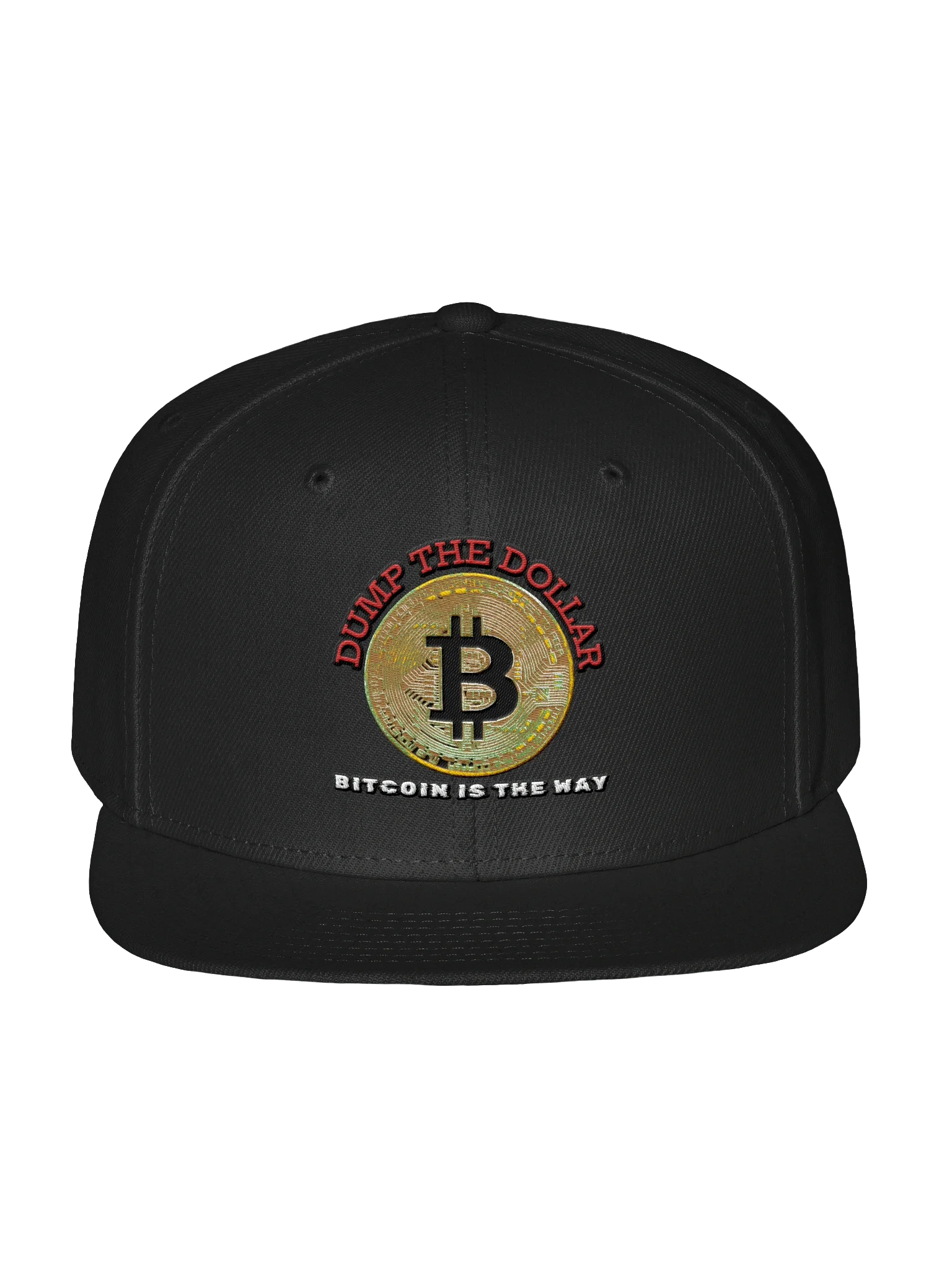 Dump the Dollar Bitcoin is the Way Embroidered Hat product image (1)