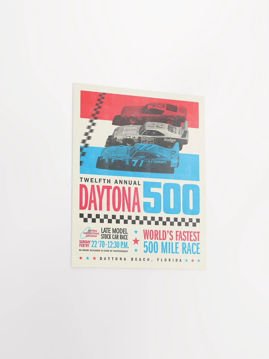Vintage Daytona 500 Art Print product image (5)