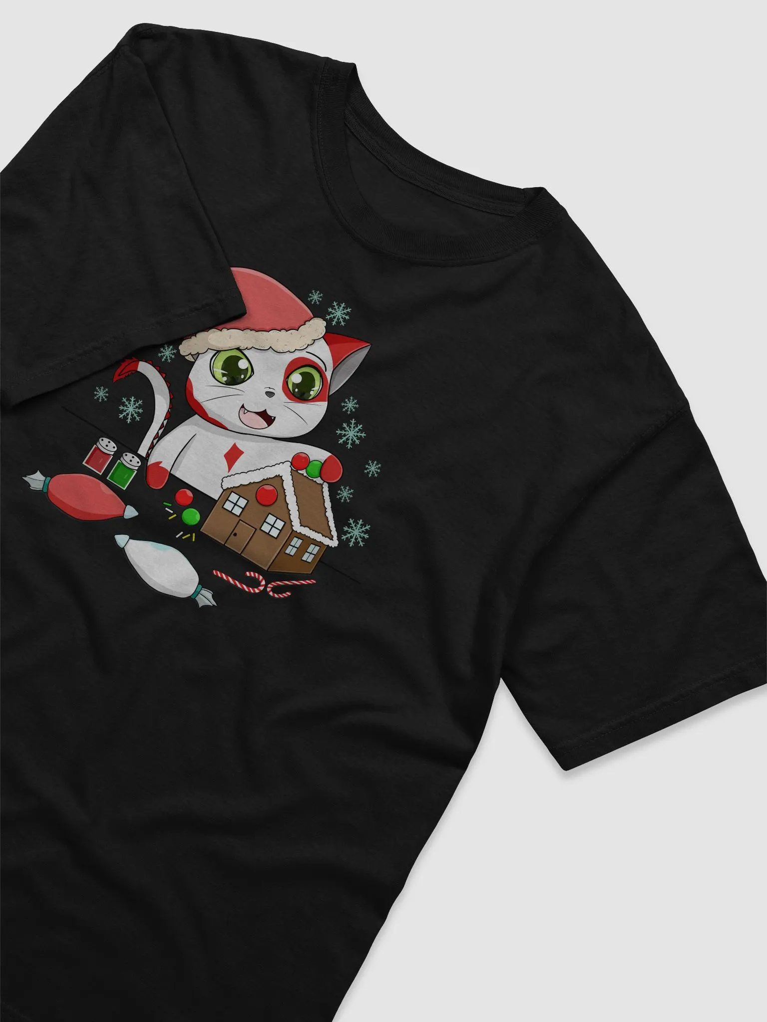 Crimson Gingerbread House T-Shirt product image (3)