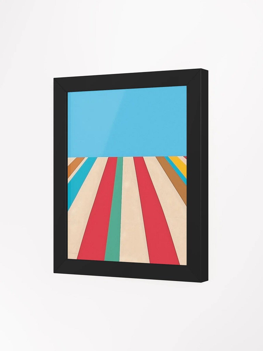 Framed Poster of Colored Stripes product image (3)