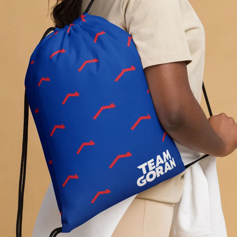 Team Goran Red Roof Drawstring Bag product image (4)