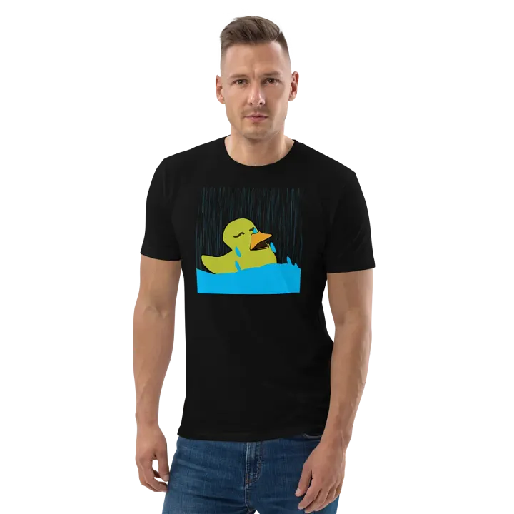 Quackers Cry Stanley/Stella Organic Cotton T-Shirt product image (2)