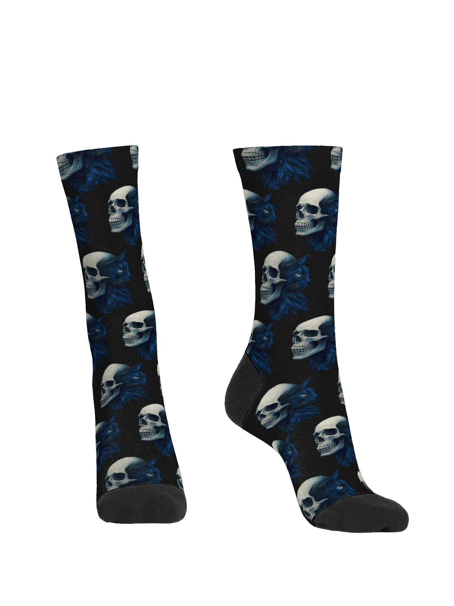 SkullCat Fusion Crew Socks product image (2)