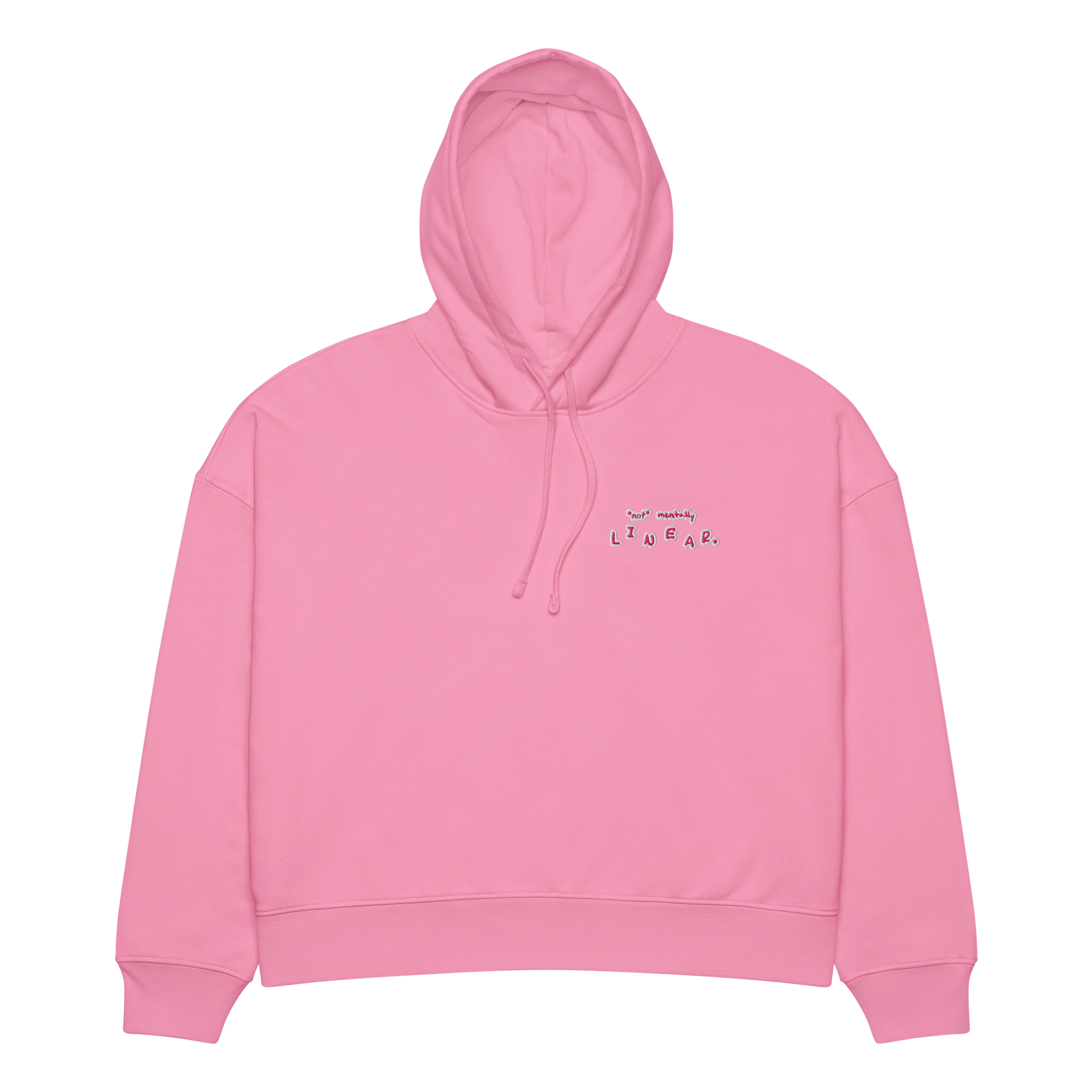 NML pink and white women's retro hoodie product image (3)