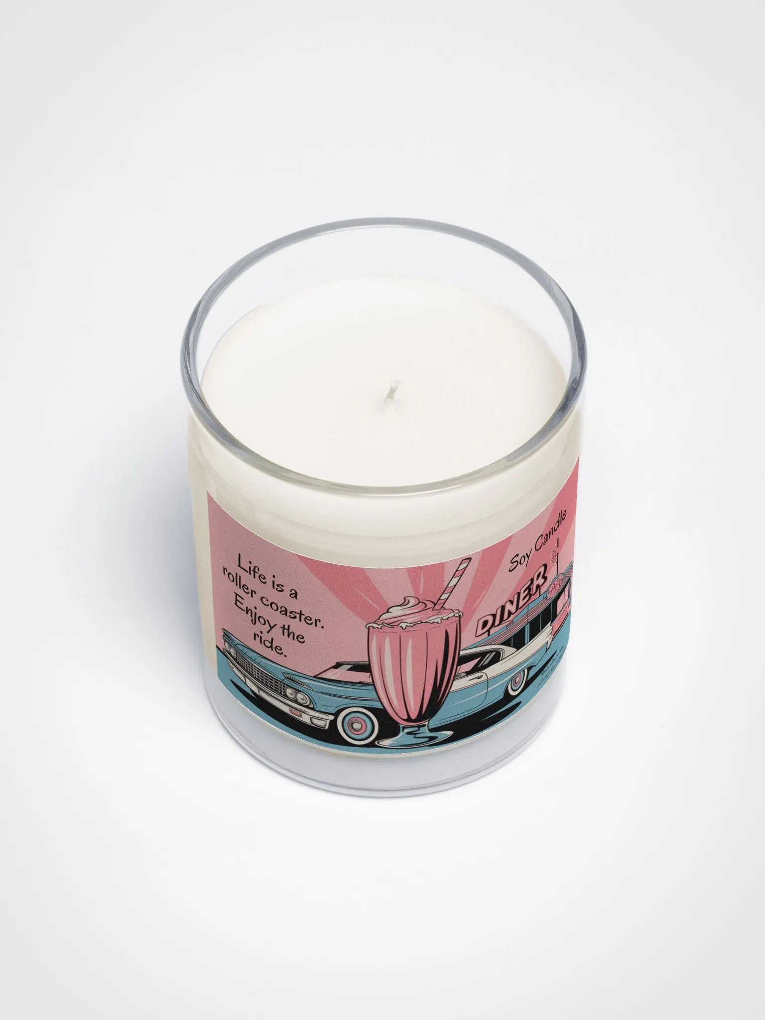 Retro Diner, Motivational, Candle product image (3)