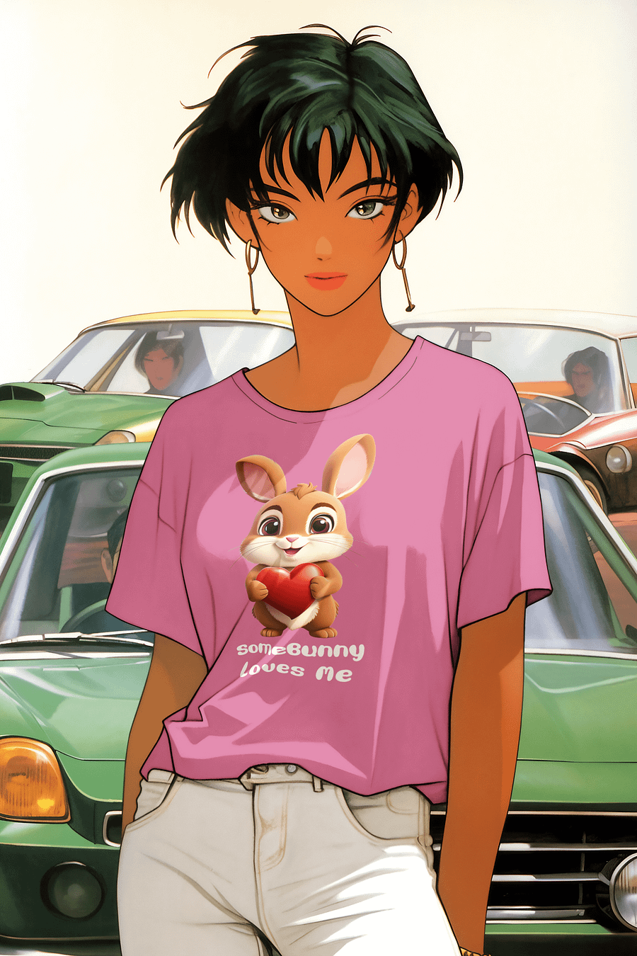 Somebunny Loves Me Tee product image (4)