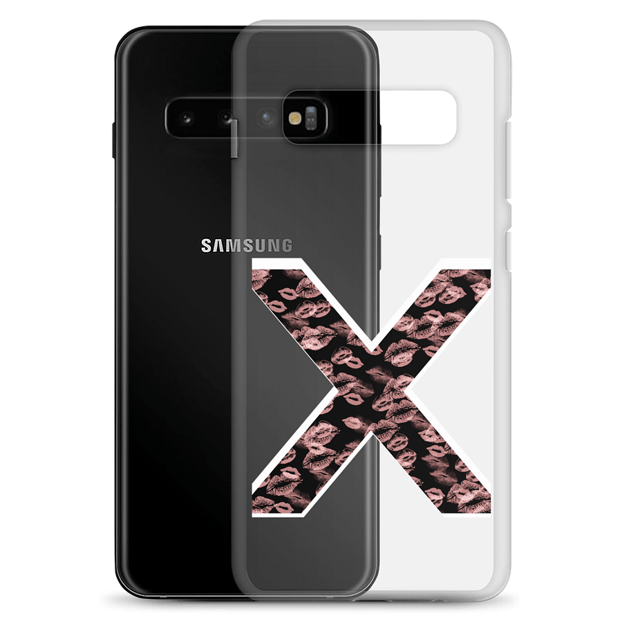 Black X Pink Lipstick Kisses Phone Case S product image (23)