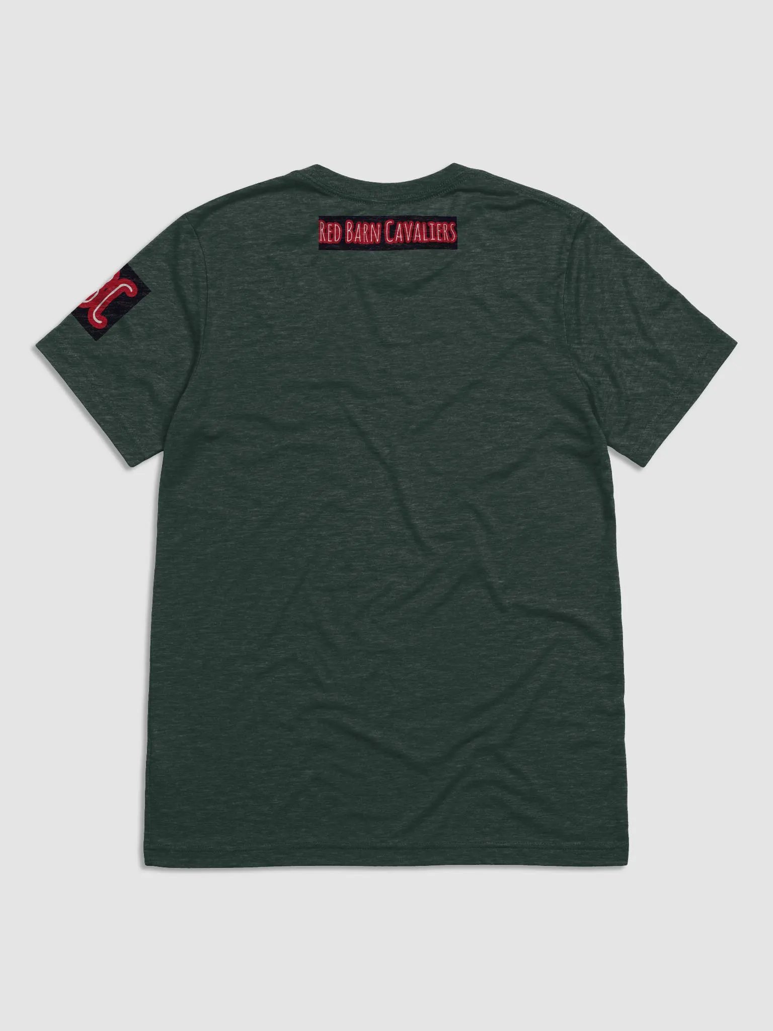 Mens Red Barn Cavaliers Fitted Triblend T-Shirt by Bella+Canvas (Designed by Drew) product image (3)