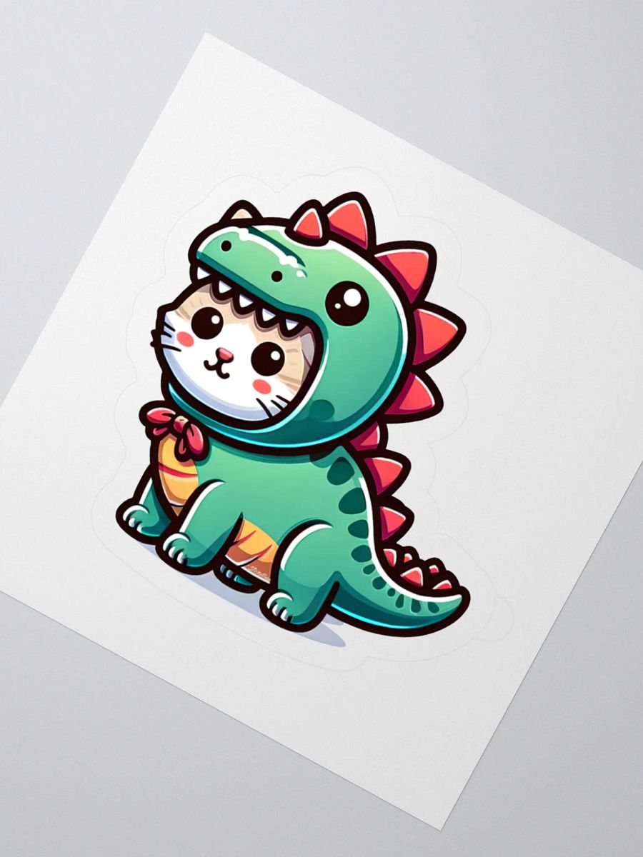 Dino Cat Sticker product image (4)