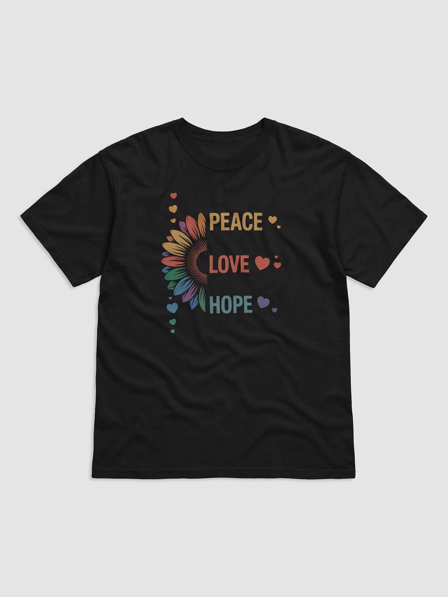 Peace, Love, Hope Sunflower T-Shirt product image (3)