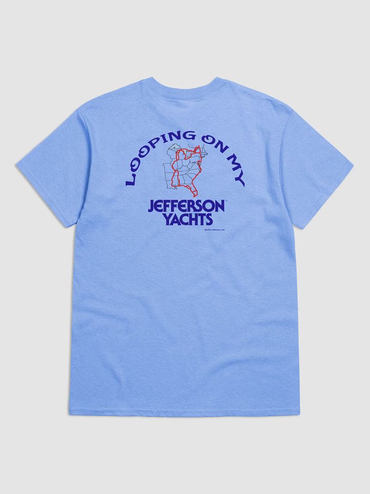 Looping On My Jefferson - T-Shirt - Light Shirt w/Blue Logo product image (1)