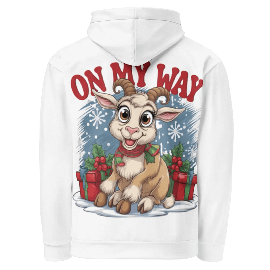 Traditional Yule Goat Scandinavian Holiday hoodie product image (3)
