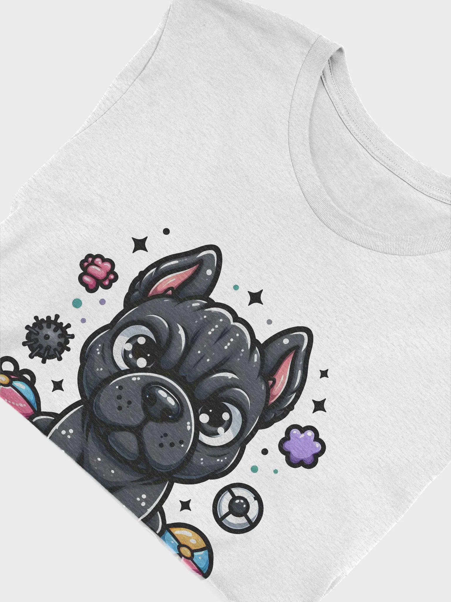 Playful Black Cane Corso T-Shirt – Surrounded by Toys Design product image (3)
