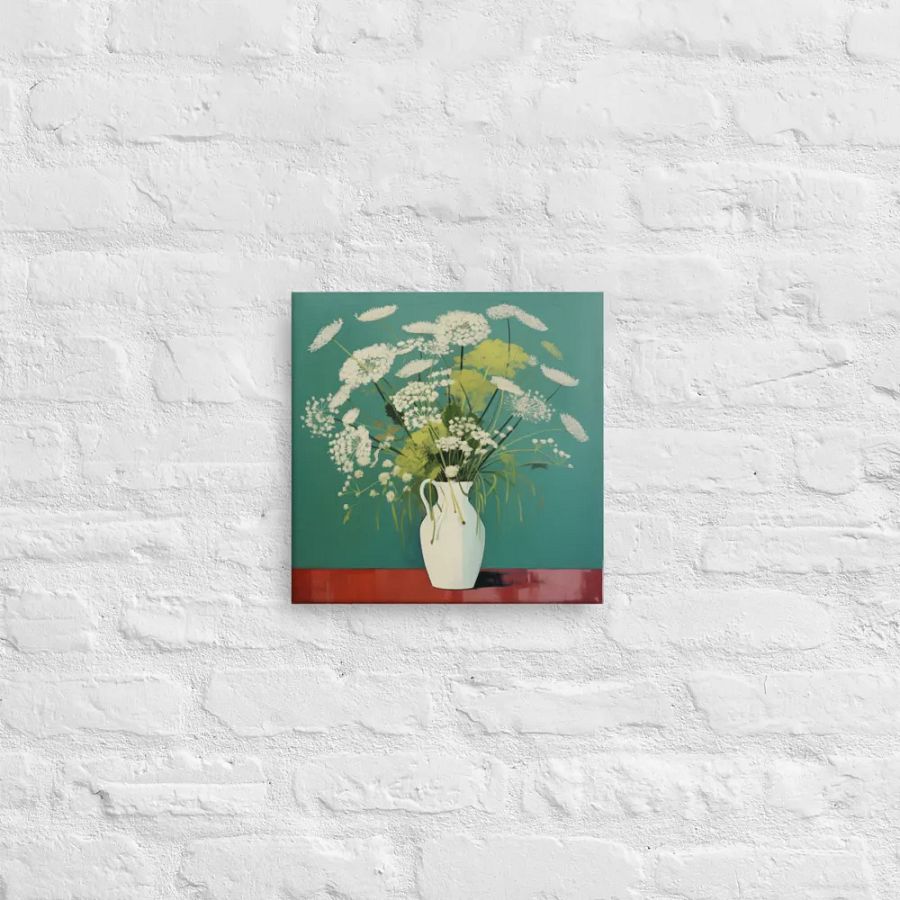 Art2401-58 Vase Flowers Still Life - Canvas Print - sm product image (9)