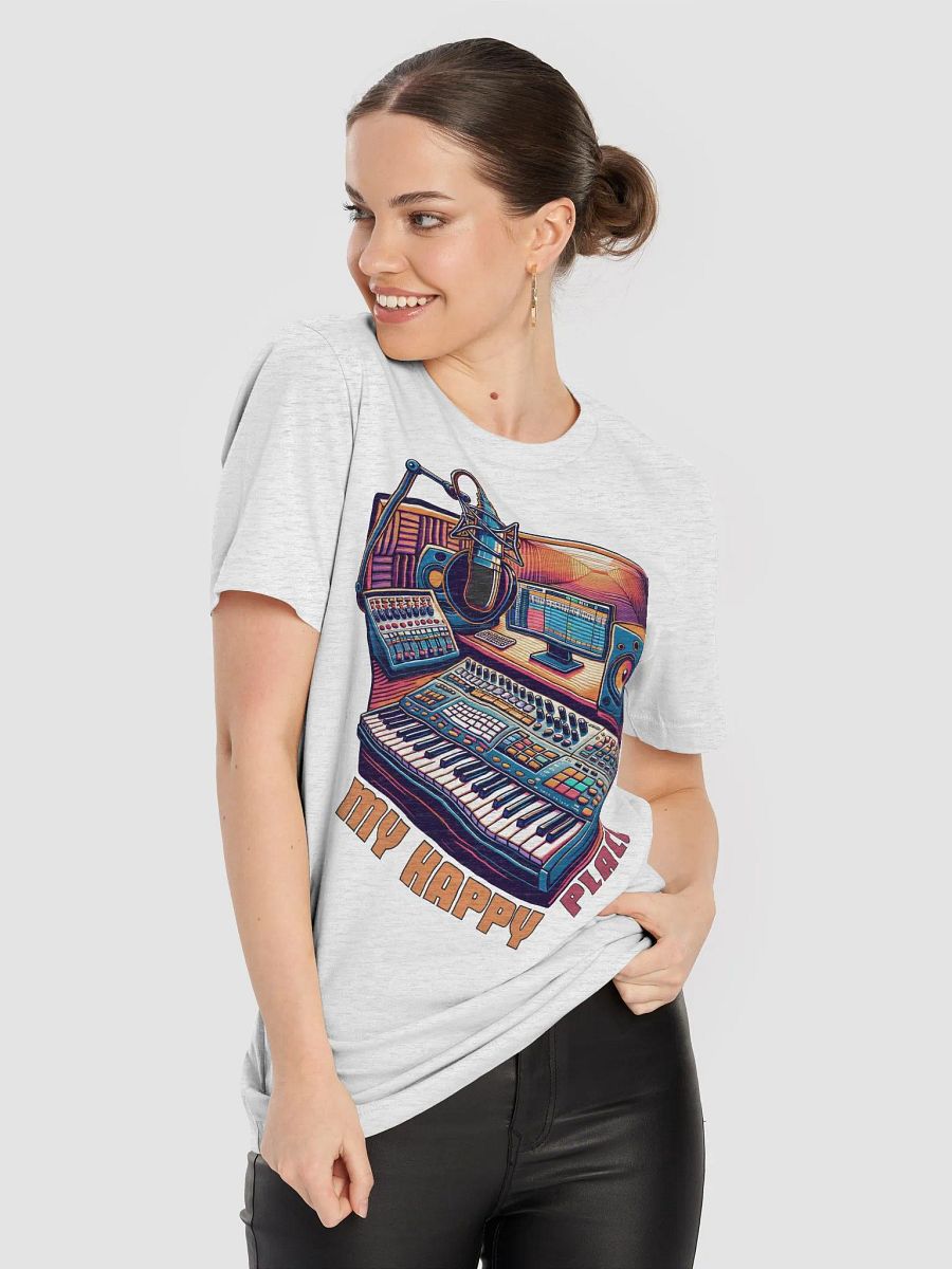 "My Happy Place" T-Shirt (light colors) product image (39)