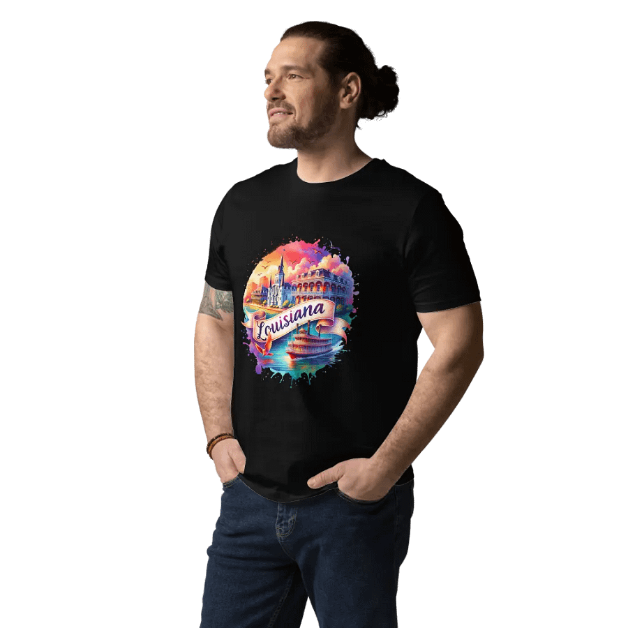 Louisiana Retro Tshirt product image (12)