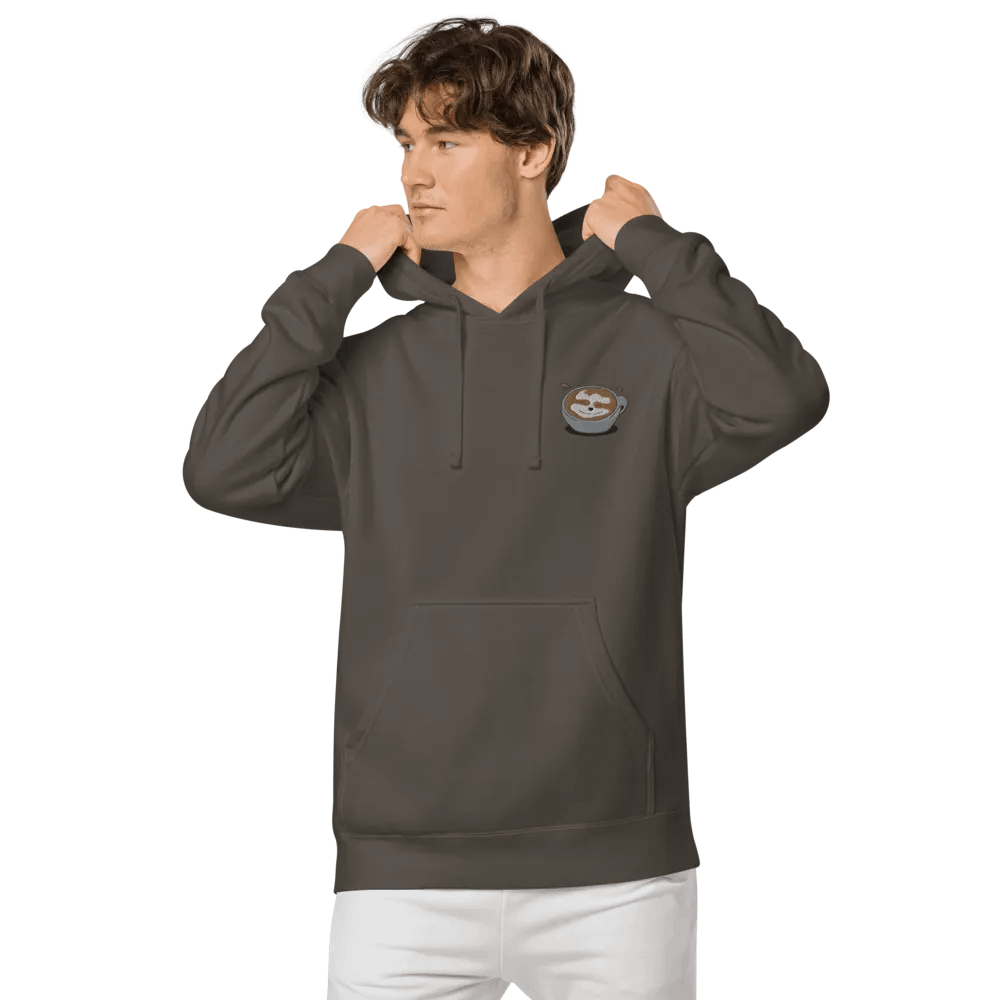 Coffee Embroidered Hoodie product image (7)