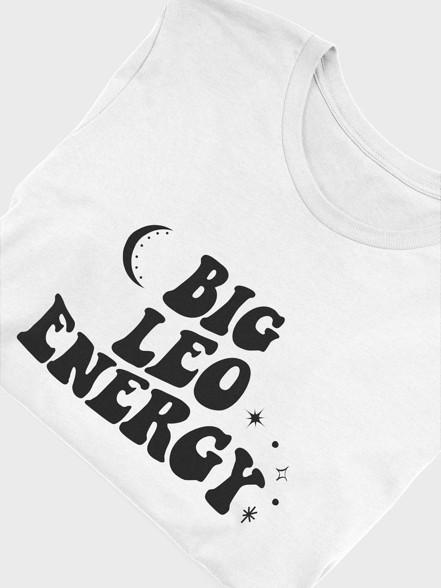 Big Leo Energy T-Shirt (Black logo) product image (4)