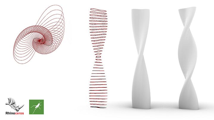 Parametric Tower Facade Design Grasshopper Rhino Files Download product image (1)