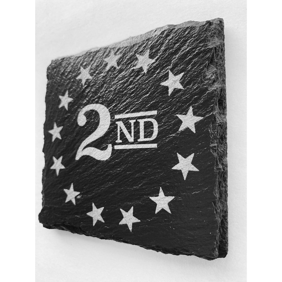Patriotic Slate Coasters - Set of 4 Custom Laser Engraved product image (3)