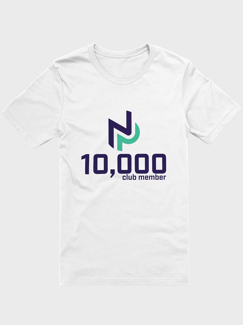 10,000 Subscribers White T-Shirt