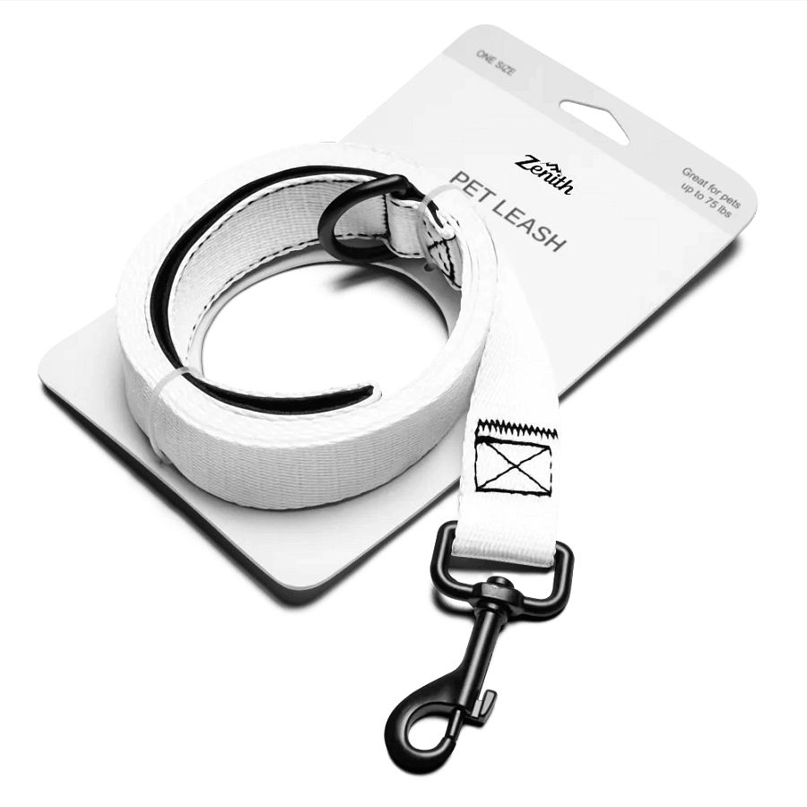 White Zenith Blank Canvas Pet Leash product image (5)