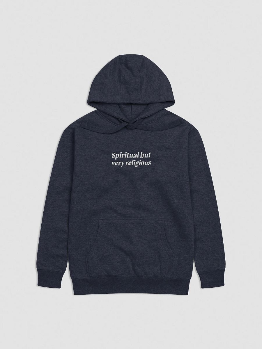 Embroidered Spiritual But Very Religious Hoodie product image (3)