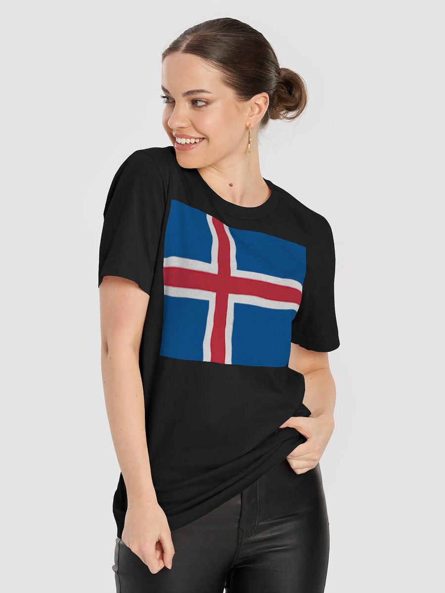 Exclusive Supersoft Unisex Iceland Flag Graphic Tee by Graphic Grove product image (9)