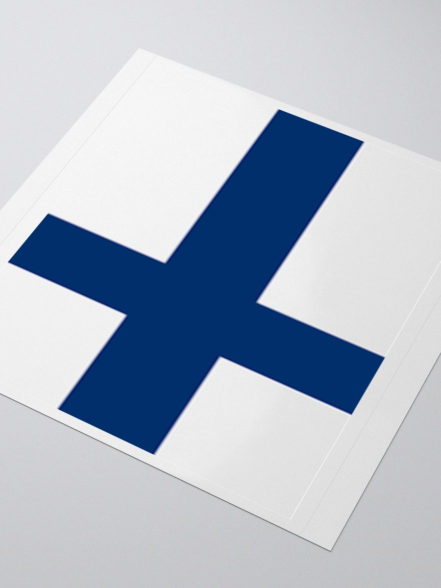Finland Flag Sticker | Nordic Cross Design | Durable Vinyl | 3 Sizes product image (7)