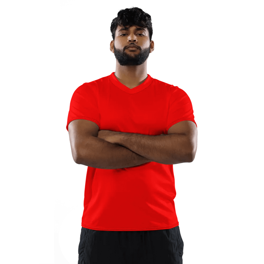 Unisex Red Sports Jersey product image (3)