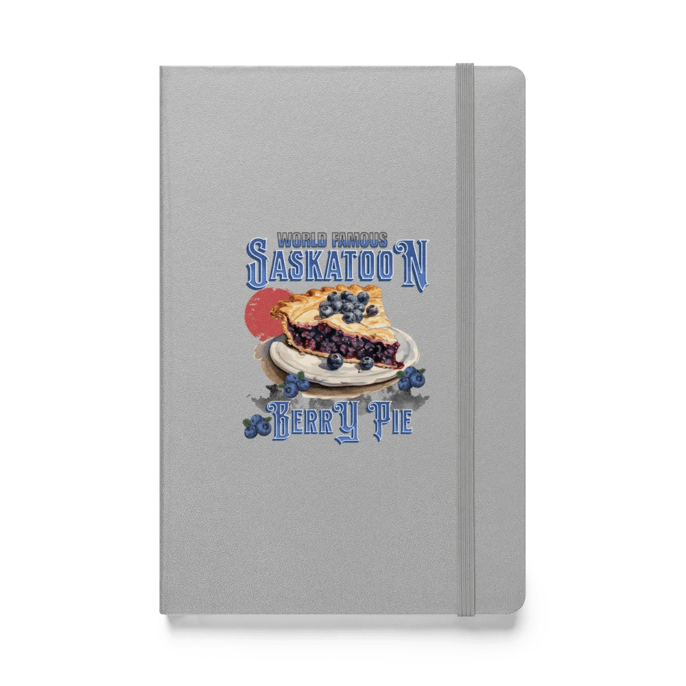 Saskatoon Berry Pie Hardcover Notebook product image (1)