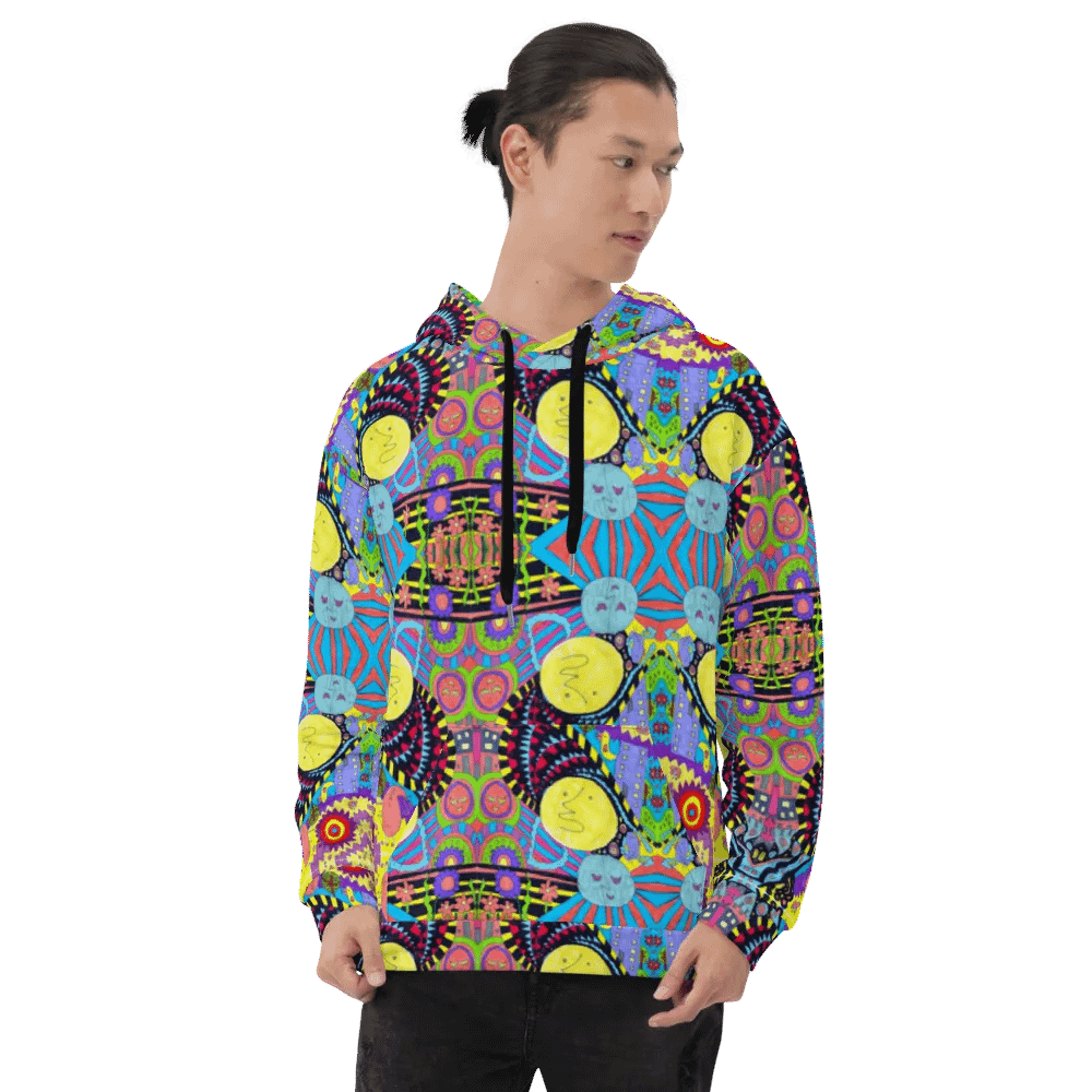 Abstract Dream Fantasy Design Unisex Pull Over Hoodie product image (8)