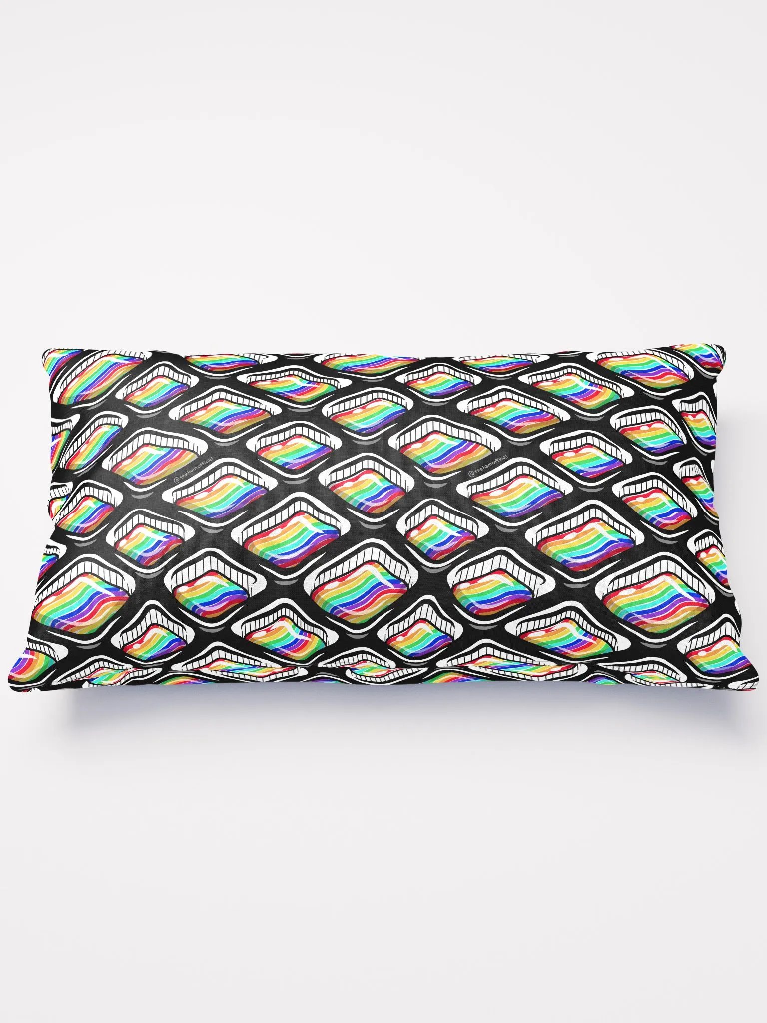 Rainbow Squares Pattern Pillow product image (2)