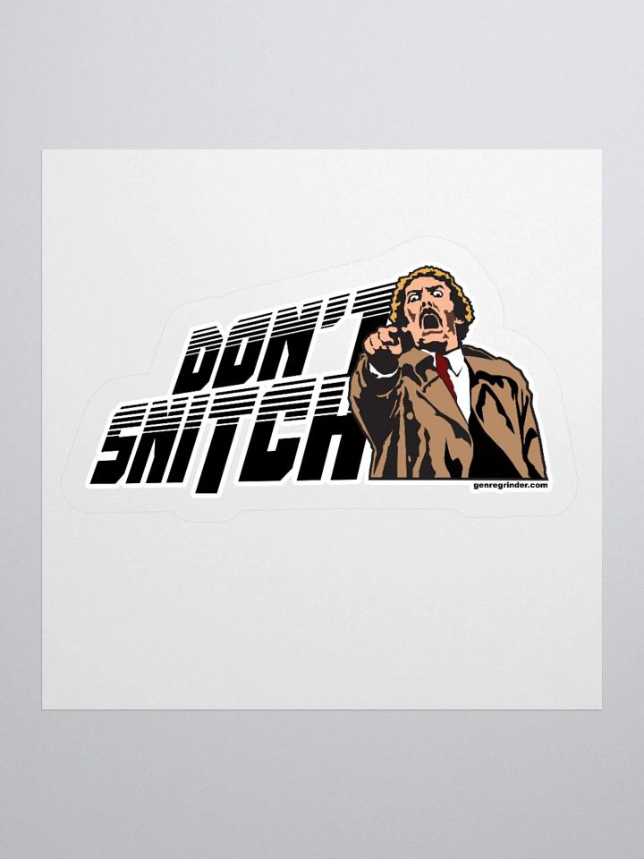Don't Snitch (sticker) product image (1)