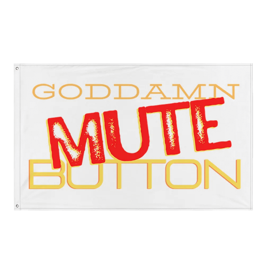 Mute Button Flag product image (1)