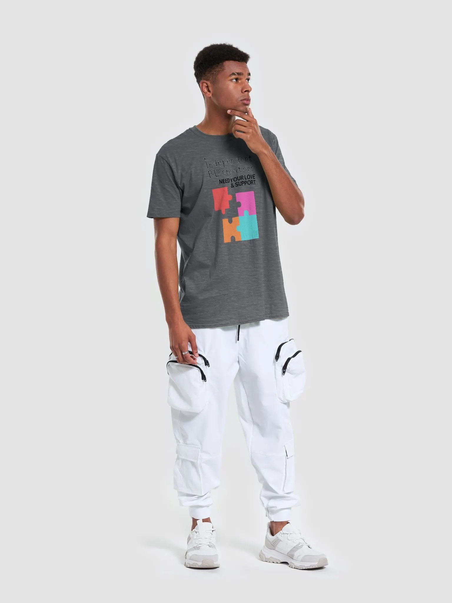 Independent BL Creators Need Your Love and Support's Unisex organic cotton t-shirt product image (5)