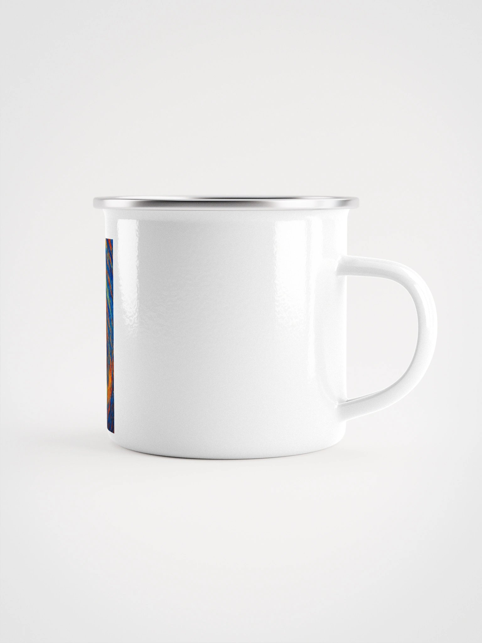 my heart is a hellbomb Enamel Mug product image (1)