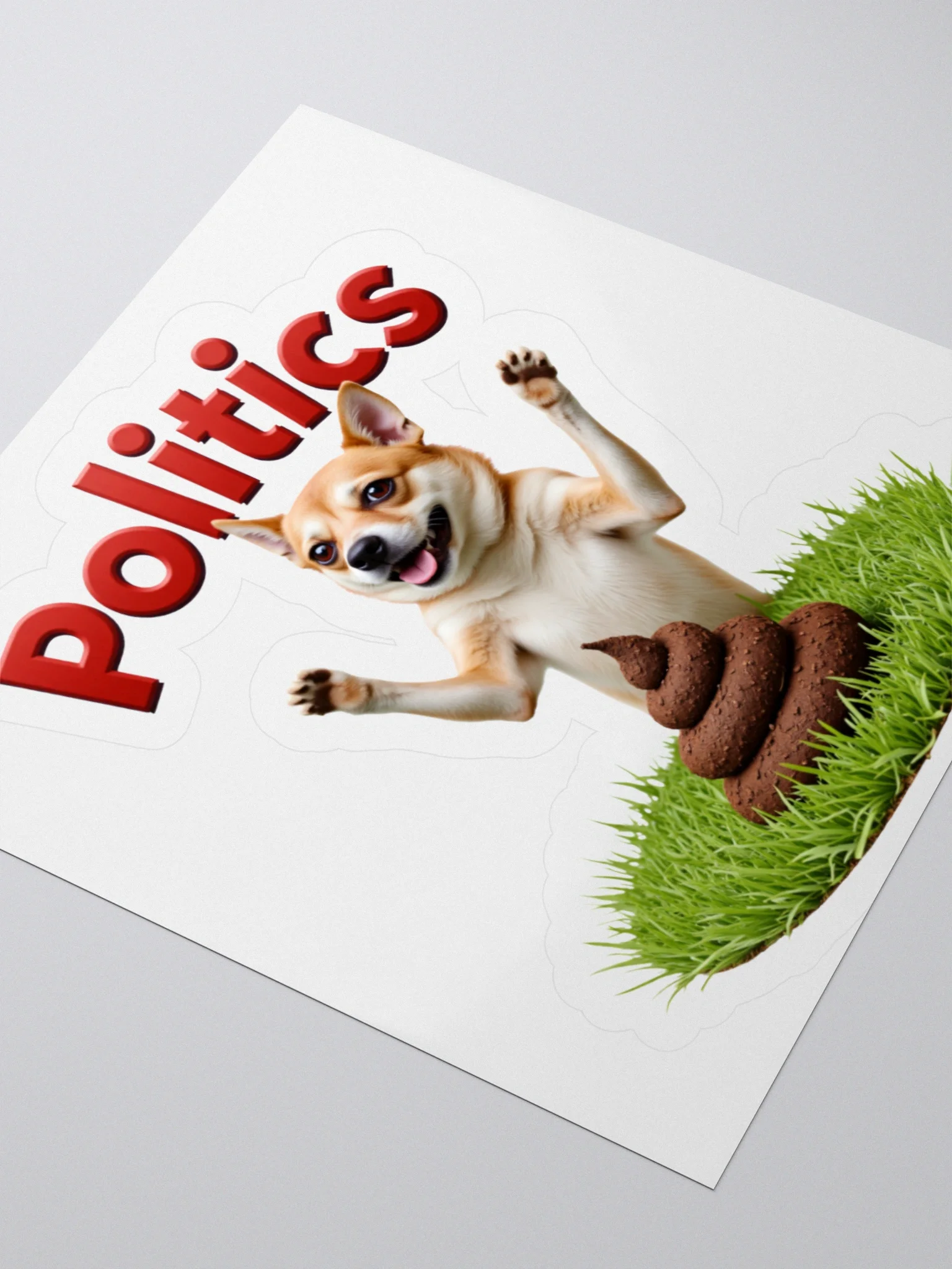 Political Pooch Kiss Cut Stickers product image (12)