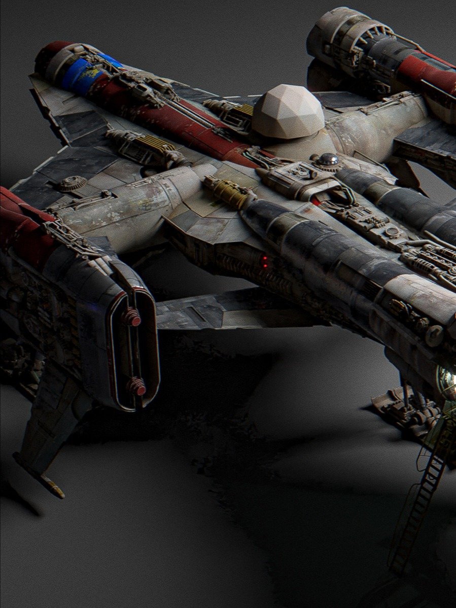 3D Model - Spaceship - Bounty Hunter Ship (Indie License) product image (7)