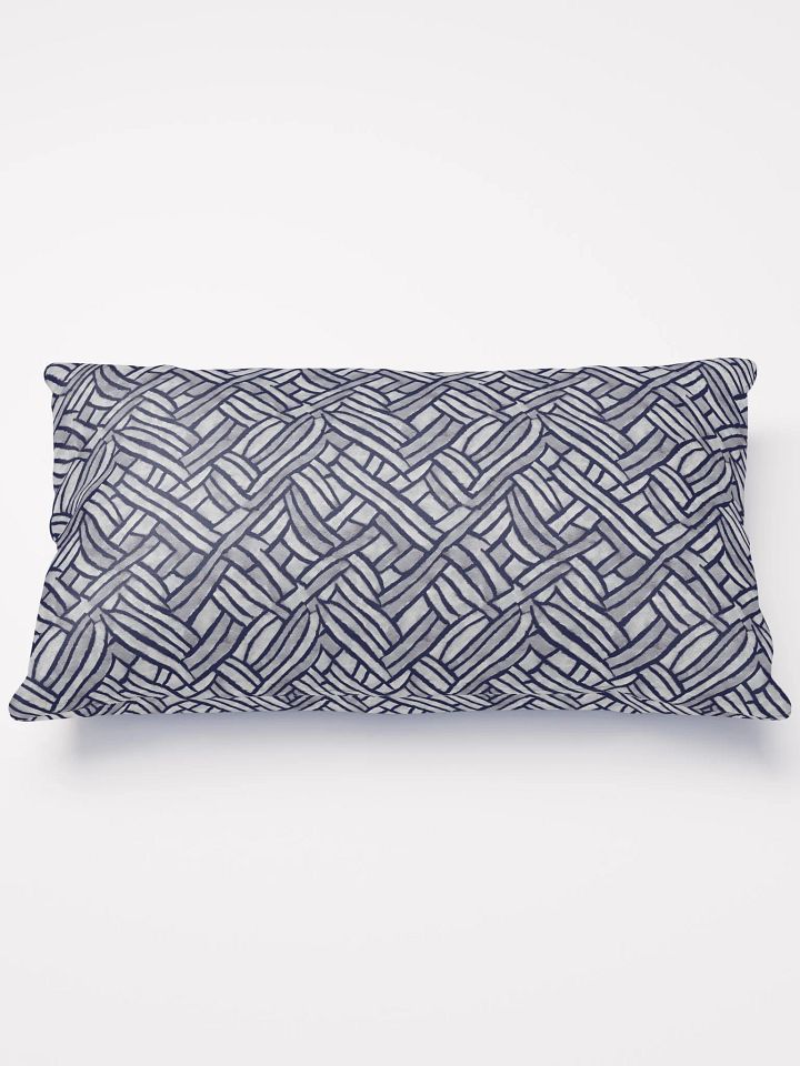 Grey Rectangles Pillow product image (1)
